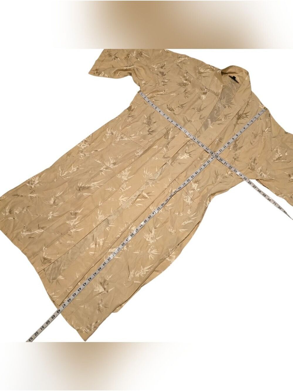 Dreamsacks Silk Gold Robe Matching Belt Size S/M - Picture 6 of 8
